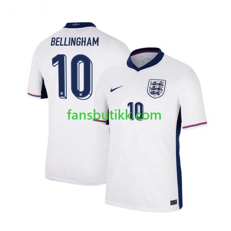 Fotballdrakt England Jude Bellingham 5 Hjemmetrøye Euro 2024 Kortermet
